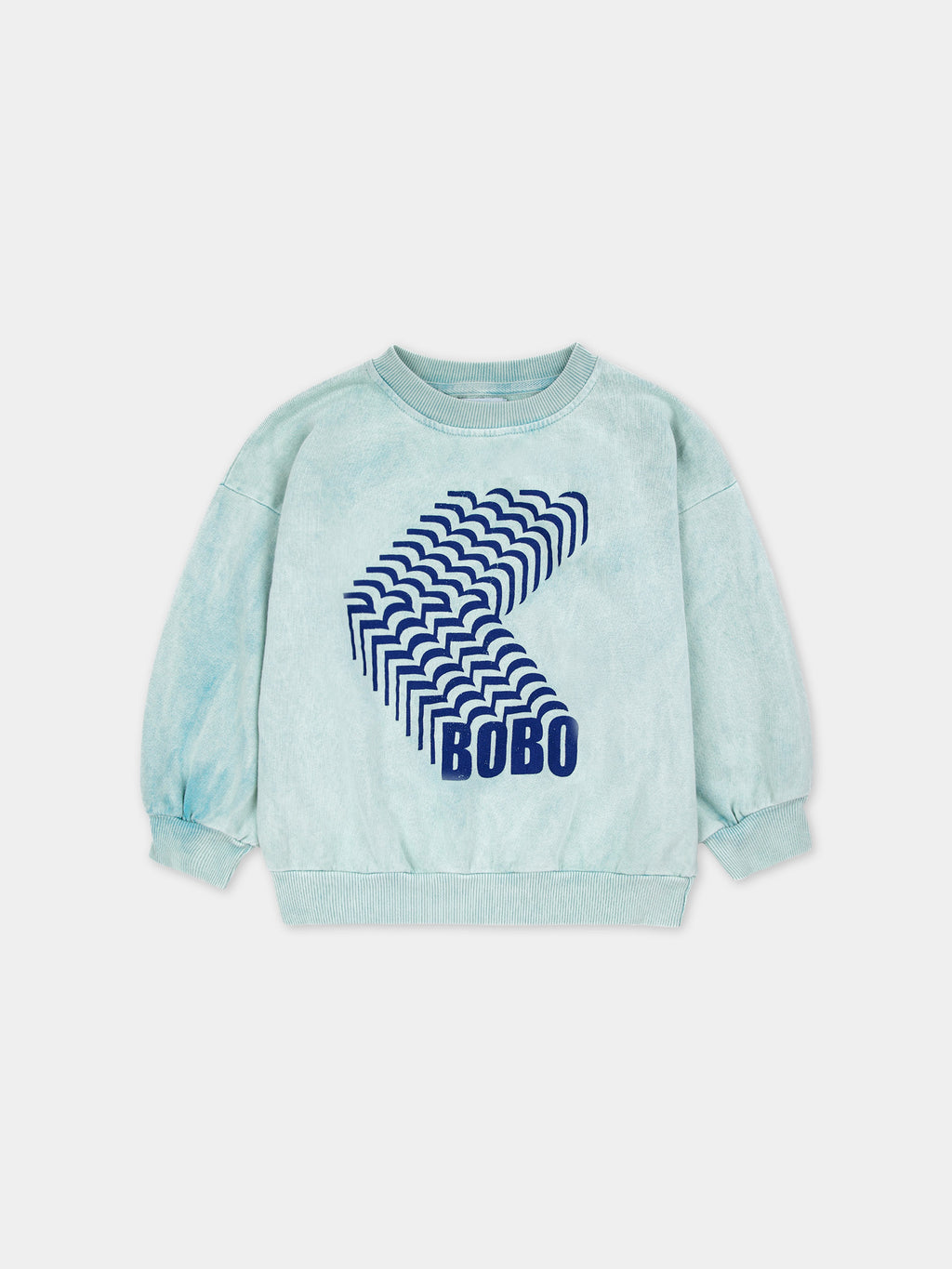 Sweat-shirt bleu clair pour enfants avec logo